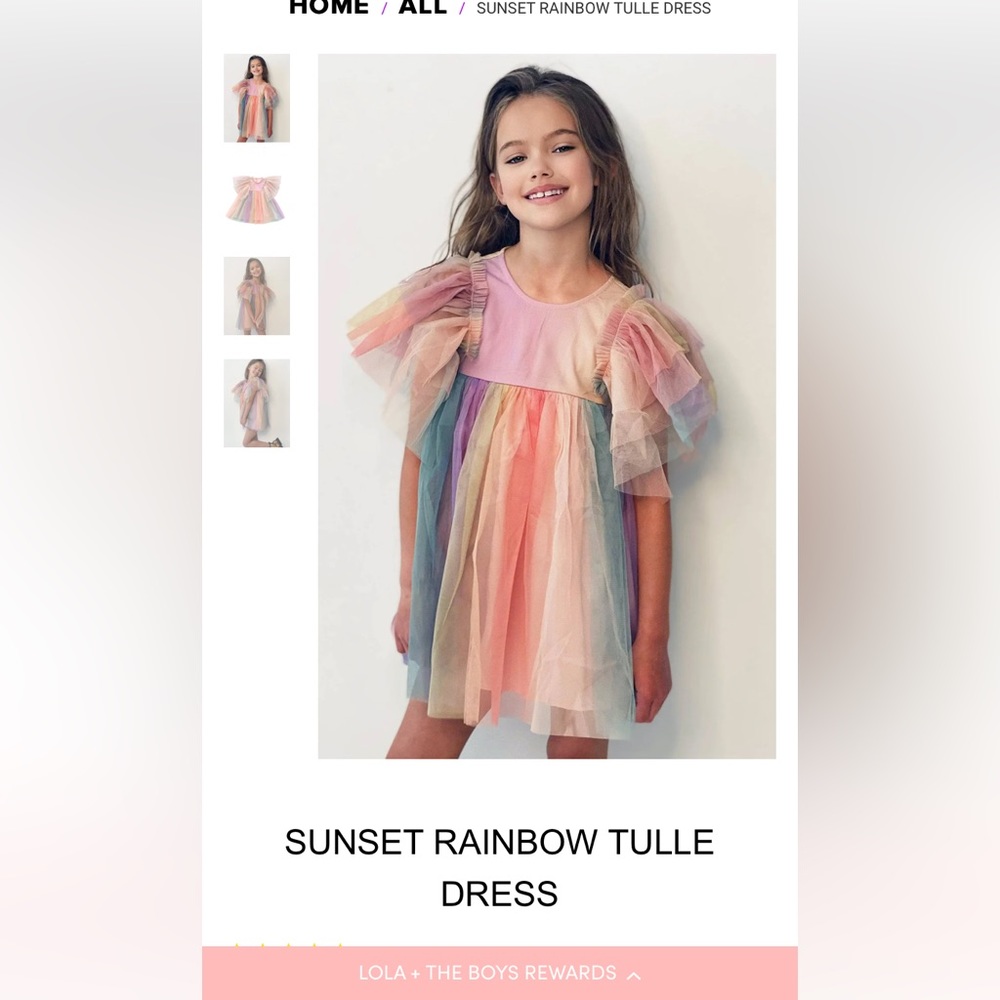 Lola and the boys 2t sunset dress